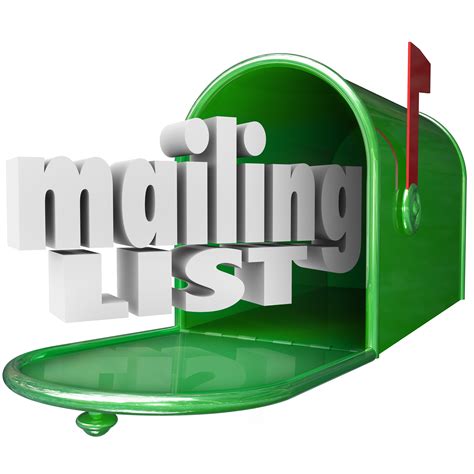 email lists maintenance